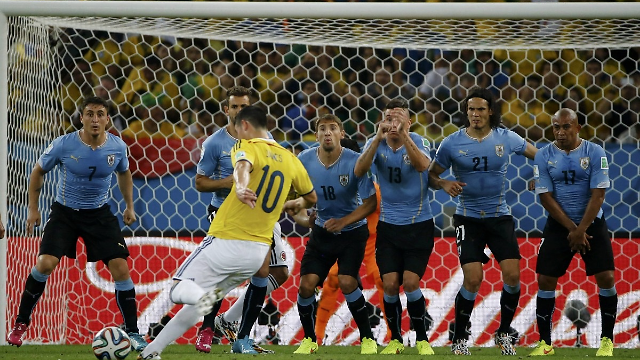 2014世界杯哥伦比亚对乌拉圭
